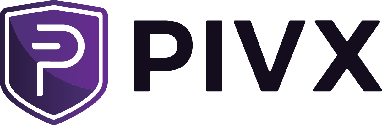 PIVX Logo Dark Horizontal